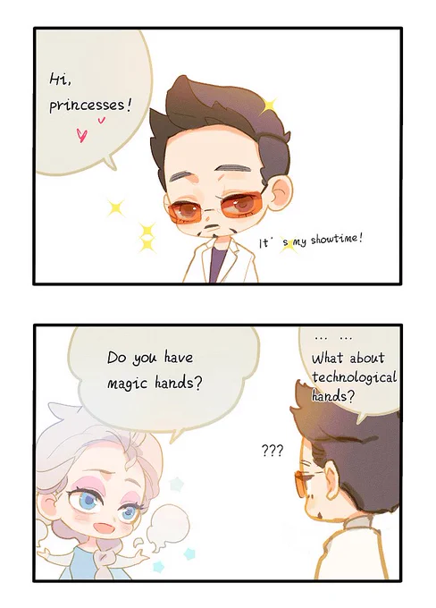 HE IS A PRINCESS!!! #TonyStark #ironman #Disney 