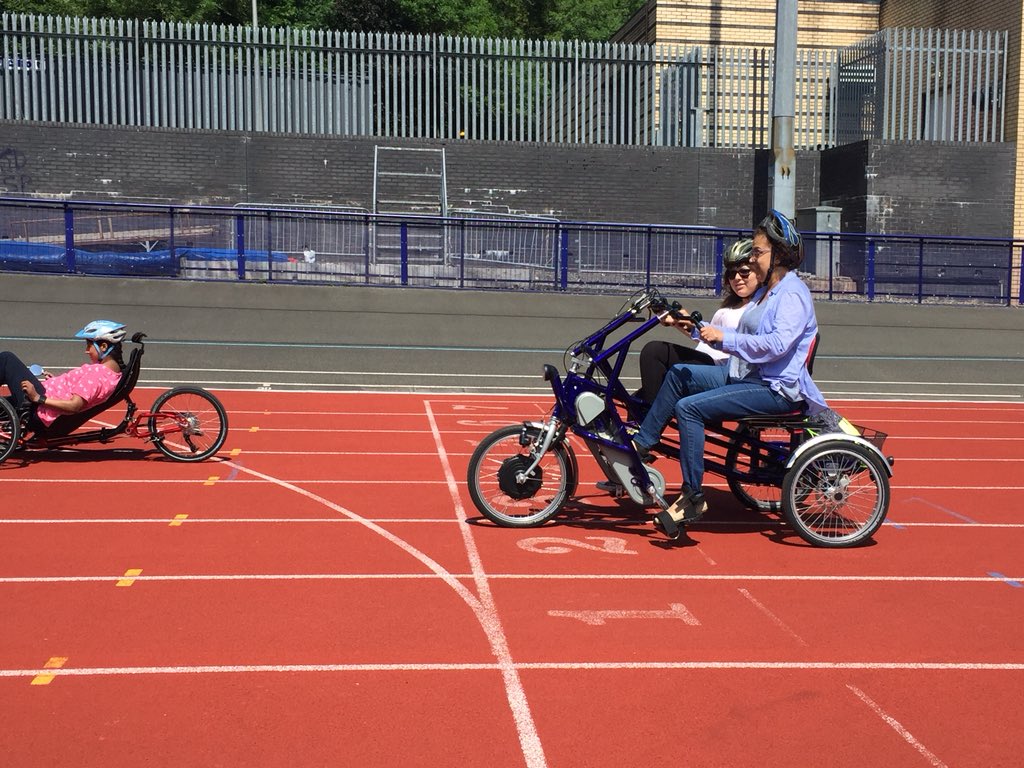 WfACharity's tweet photo. A fantastic day here at Aldersley track ... thank you everyone who gas come along &amp; enjoyed cycling @WestMids_CA @AllForActivity @WVActive @MidlandMencapUK @stevemorganfdn @WWCLSFoundation ... so let’s now make Wolverhampton WFA happen!!! https://t.co/vGjk7CDVir