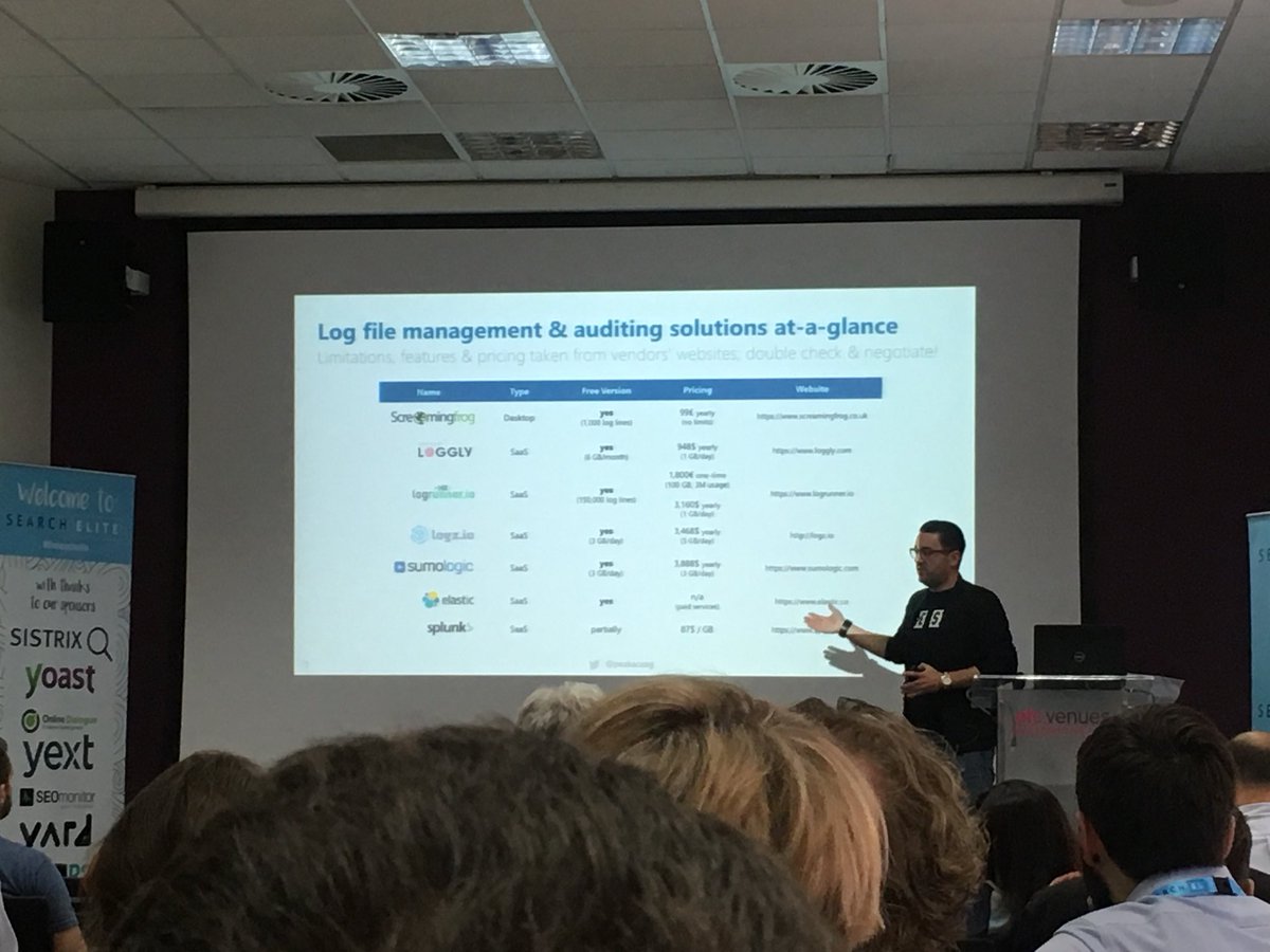 nm_samuel's tweet photo. Log file management tools via @basgr #searchelite #technicalSEO https://t.co/ljfwNF8pTS