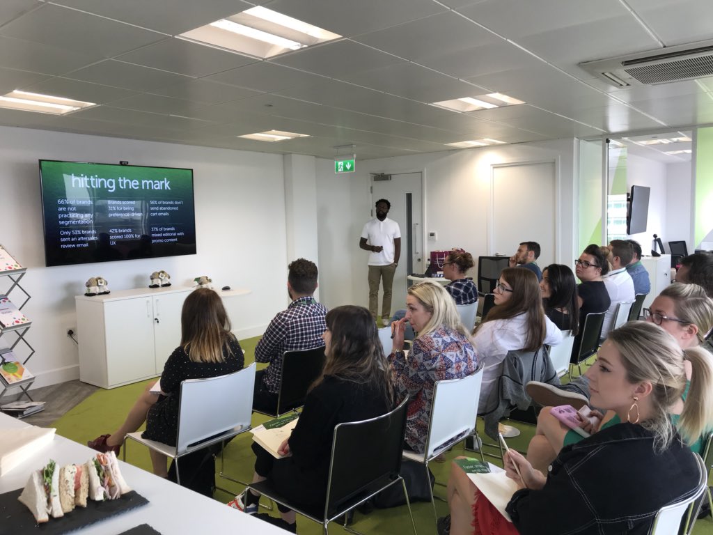 dotdigital's tweet photo. Hold your breath, we’re diving deep into #HTM2018 #dotlive. Our @Gavygav talks about the top findings and how to get the best #emailmarketing results. #dotmailer https://t.co/oXxHJFwbG1