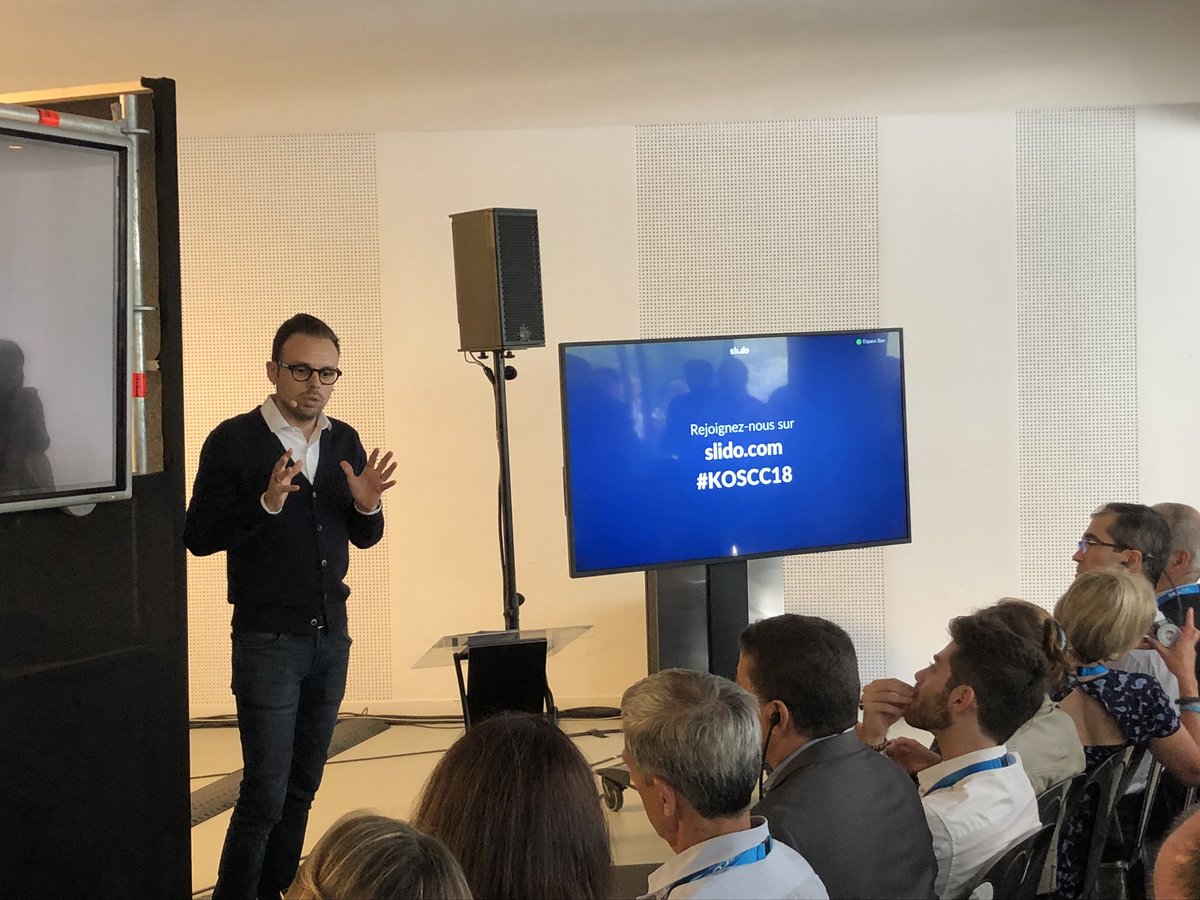 ClementVanessa's tweet photo. Kick off @SCC_info @LaSeineMusicale.
Conférence avec @manueldiaz sur la transformation #digitale #KOSCC https://t.co/YneLovTKU5
