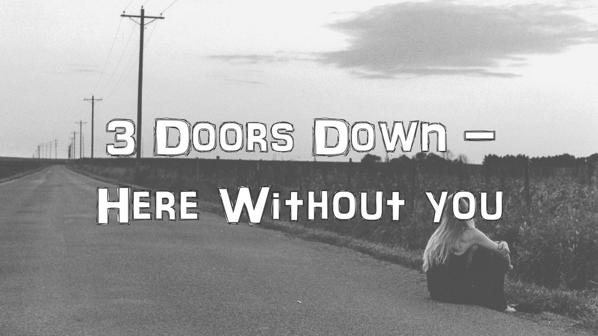 wander_channel's tweet photo. NEW! 3 Doors Down - Here WIthout You: https://t.co/4FuONMovUO

#acoustic #karaoke #cover https://t.co/wCzHwEilBk