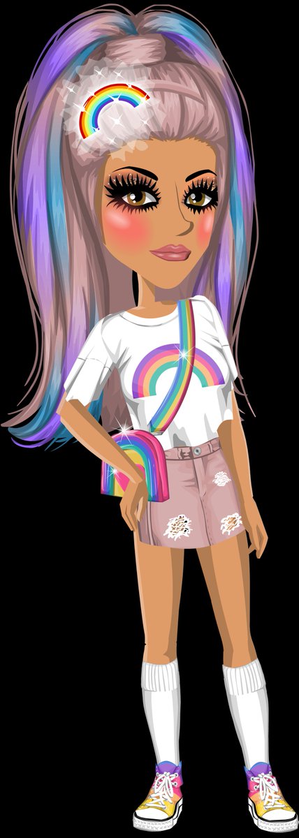 OfficialHelenii's tweet photo. My MSP Pride Month look! @MSP_world do you like it? (-: https://t.co/LwIjqGG5st