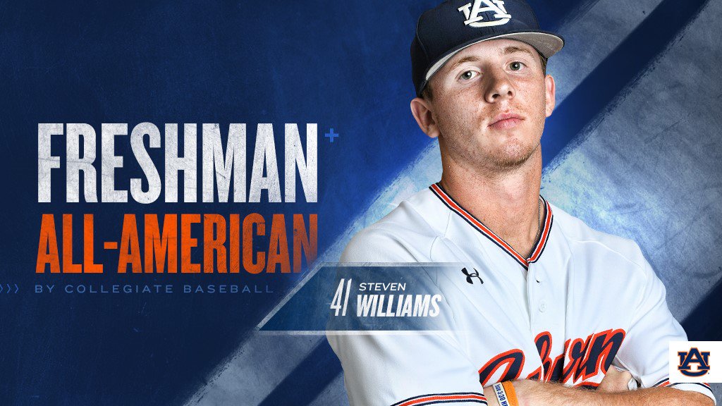 AuburnBaseball's tweet photo. Name a better freshman quartet ... we'll wait. 😏

📰 » https://t.co/pjBtmBeKdL         

#WarEagle | #Attack https://t.co/enBQkz2OK8