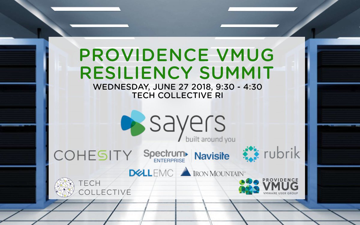 PVDVMUG's tweet image. On June 27th, Get Hands-On with #VMware #SiteRecoveryManager. @Sayers will present an expert-led HOL at our #PVDVMUG Resiliency Summit. Other great topics, lunch, give-a-ways and our after-hours #vBeer. RSVP today! bit.ly/pvdvmug0618 @Tech_Collective