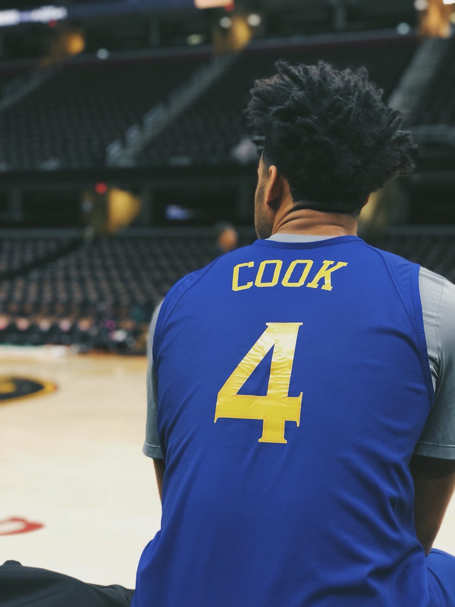 warriors's tweet photo. Work 💪🏽 #NBAFinals https://t.co/DrtxxrZul8