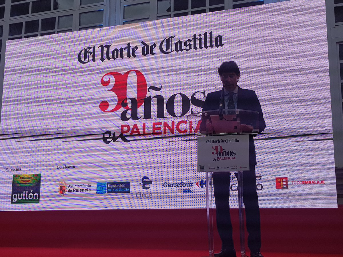 Colaboramos en el patrocinio de los 30 años del <a href="/nortecastilla/">El Norte de Castilla</a> en Palencia. Junto a <a href="/Gullon_ES/">Galletas Gullón</a> <a href="/CarrefourES/">Carrefour España</a> <a href="/Vicauto/">Automòbils Vicauto</a> @CleceSocial <a href="/diputacionPalen/">Diputación de Palencia</a> y <a href="/PalenciaAyto/">Ayuntamiento de Palencia</a>.