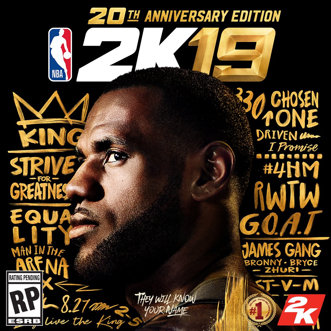 carmeloanthony's tweet image. #STAYME7O @kingjames @NBA2k cover athlete #Brotherhood 2kgam.es/2JdrEZN