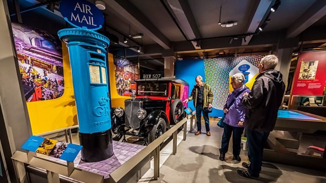 artflychris's tweet photo. I only half-listened as someone described the postal system as "The first social network", but on hearing the phrase "PNEUMATIC TUBE INTERACTIVES" my head whipped round with such force I may have whiplash! https://t.co/qmRTmzEU1Z - via @bbcarts and @thepostalmuseum https://t.co/dlvMILR9kl