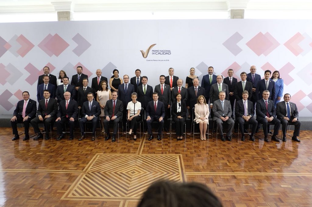 Francisco Cervantes Díaz (@fcervantes5) on Twitter photo Acompaño al Presidente <a href="/EPN/">Enrique Peña Nieto</a> a entregar el Premio Nacional de Calidad, que reconoce a empresas con mejores niveles de calidad e innovación del país. Felicito a los ganadores que demuestran que lo hecho en MÉXICO, está bien hecho. <a href="/SE_mx/">Economía México</a> <a href="/INADEM_SE/">INADEM</a> <a href="/ADelgadoAyala/">Alejandro Delgado A.</a> <a href="/ildefonsogv/">Ildefonso Guajardo Villarreal</a> Acompaño al Presidente <a href="/EPN/">Enrique Peña Nieto</a> a entregar el Premio Nacional de Calidad, que reconoce a empresas con mejores niveles de calidad e innovación del país. Felicito a los ganadores que demuestran que lo hecho en MÉXICO, está bien hecho. <a href="/SE_mx/">Economía México</a> <a href="/INADEM_SE/">INADEM</a> <a href="/ADelgadoAyala/">Alejandro Delgado A.</a> <a href="/ildefonsogv/">Ildefonso Guajardo Villarreal</a>