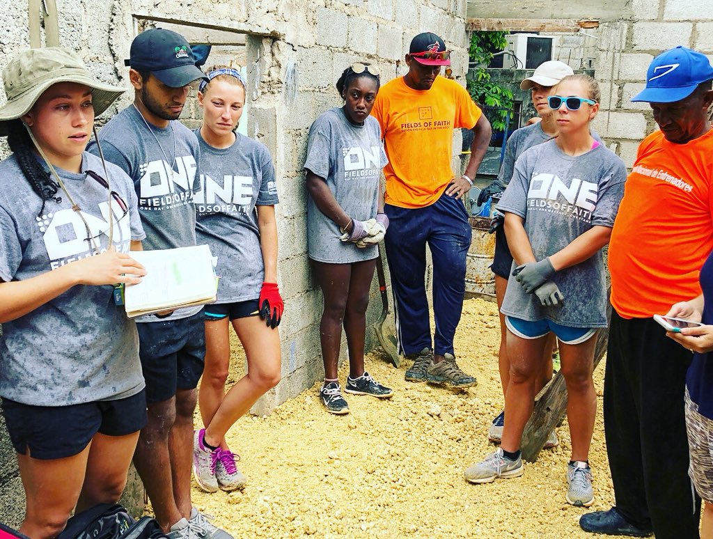 BearkatsFCA's tweet photo. Well our time in the DR has come to an end. We got the structure of the house built and the contractors will finish the rest of it. We have been so encouraged at what God has been doing through FCA here in the DR. This we be a trip we never forget! #FCAFAM #FCALatinAmerica #FCADR https://t.co/q3dtvt2DhV