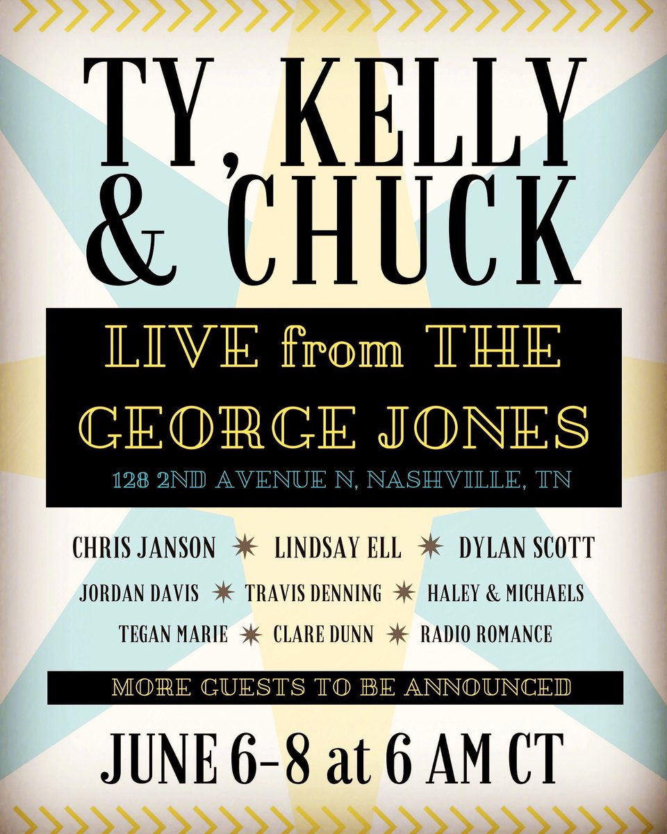 haleynmichaels's tweet image. Excited to kickoff #CMAFest tomorrow morning with @TyKellyandChuck live from @thegeorgejones! #HighNote #TuneIn ✌️️