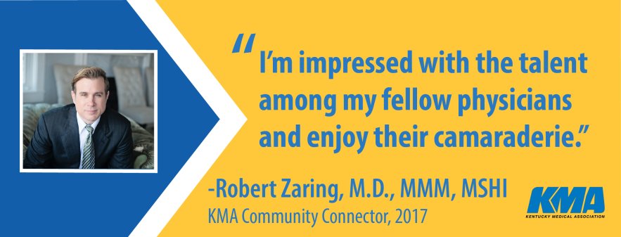KYMedAssoc's tweet image. Loyal, hardworking and focused describe pathologist and KMA Community Connector @RobertZaring, M.D., MMM, MSHI #CCLP @LouMedSociety kyma.org/community-heal…