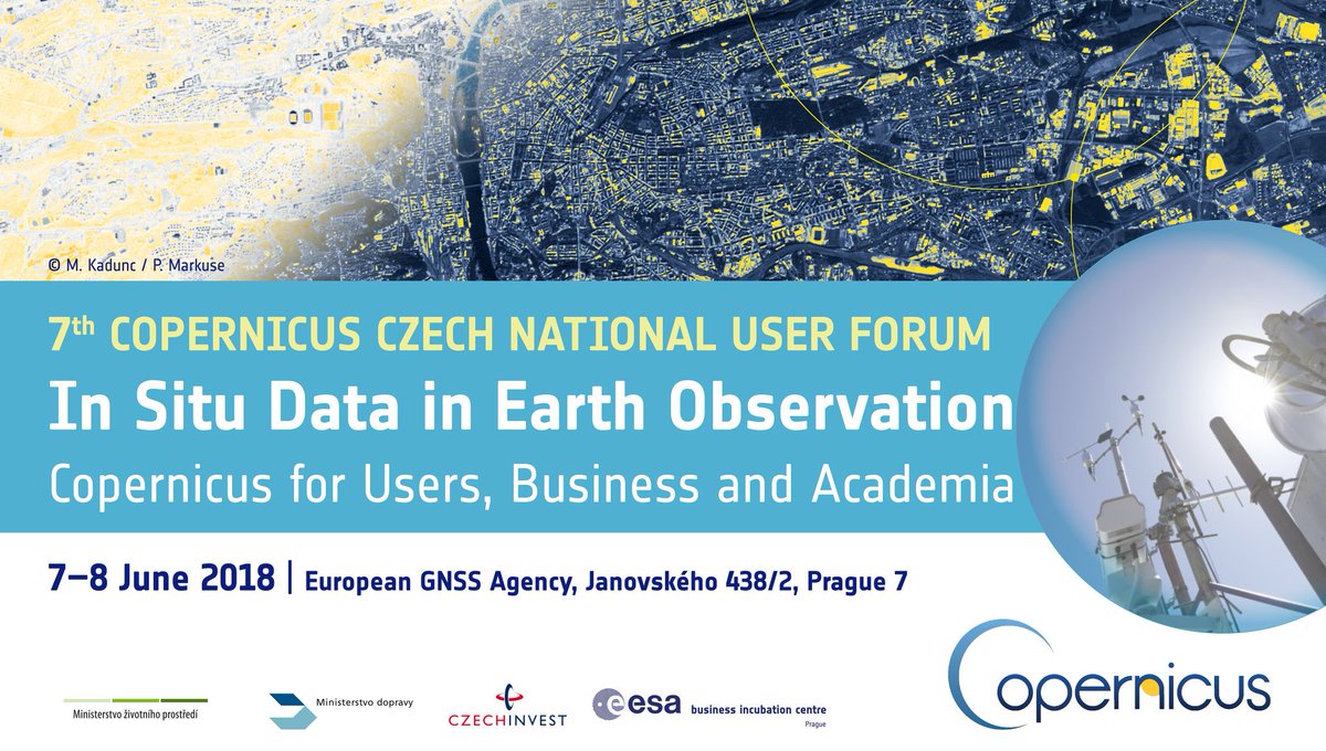 katka_nedbal's tweet photo. 🛬 Dear 7th Czech @CopernicusEU User Forum participants, 
Welcome in #Prague 🇨🇿 
See you in #GSA @EU_GNSS 🇪🇺
🎶 https://t.co/CwnaCUhseh https://t.co/iGfqrEfXMe