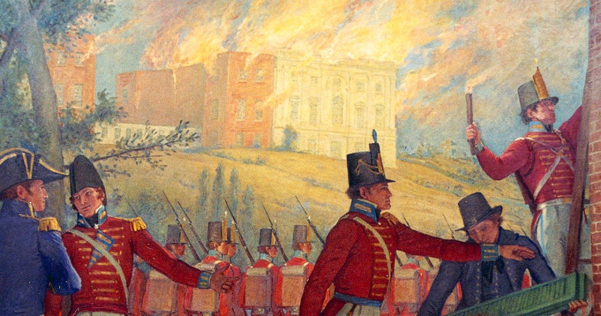 ClassicalTory's tweet photo. During the War of 1812 our ancestors were proud to be loyal British subjects. So Trump is right, our forces did burn the White House. #BritishCanadian #BritishNorthAmerica #Canada #cdnpoli https://t.co/COUIo9VALY