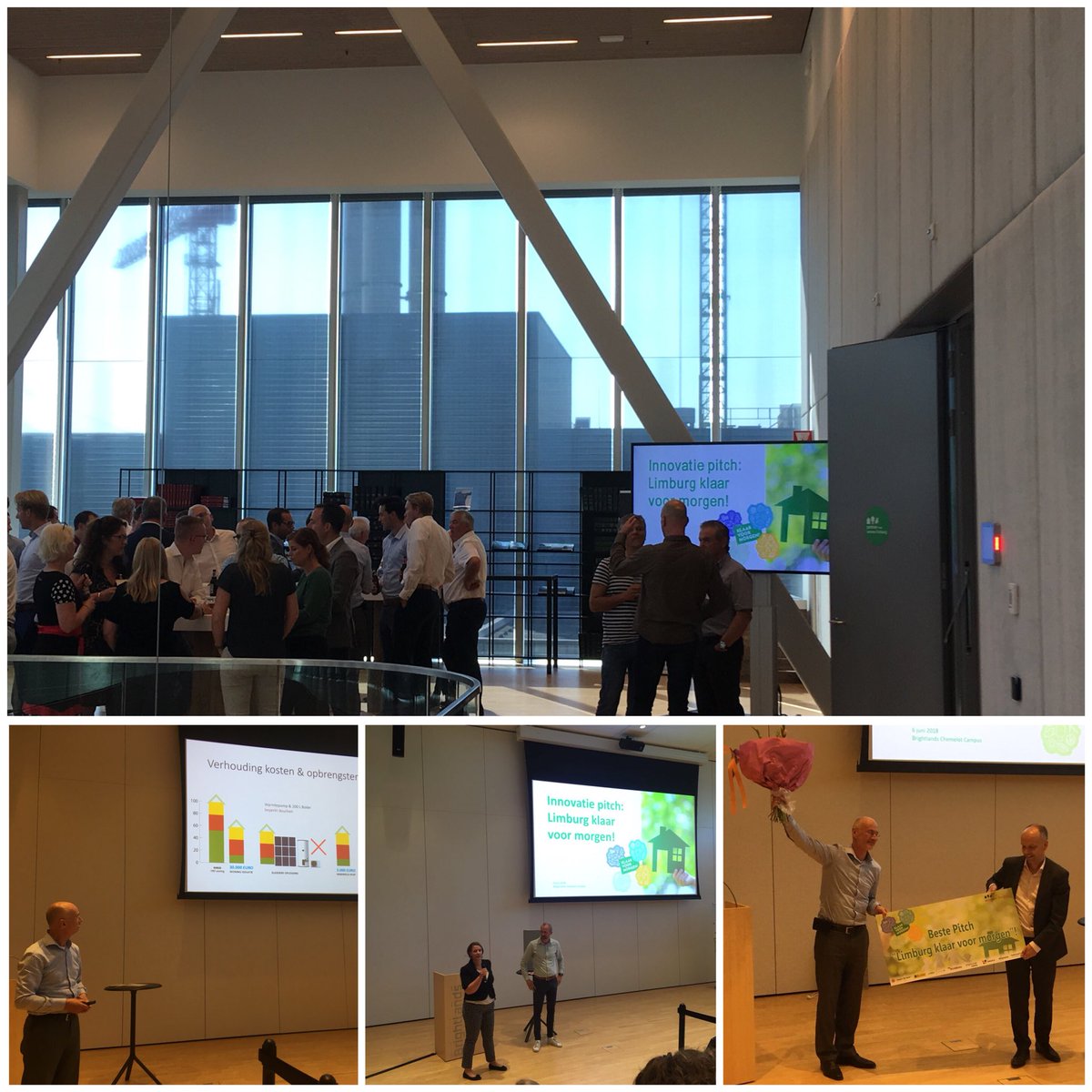 Wat een inspirerende dag <a href="/BrightlandsMC/">BrightlandsMC</a> tijdens de innovatie pitch:”Limburg klaar voor morgen”. Veel mooie ideeën waar we verder mee kunnen. #verduurzaming <a href="/wonenlimburg/">Wonen Limburg</a> en #ketenpartners