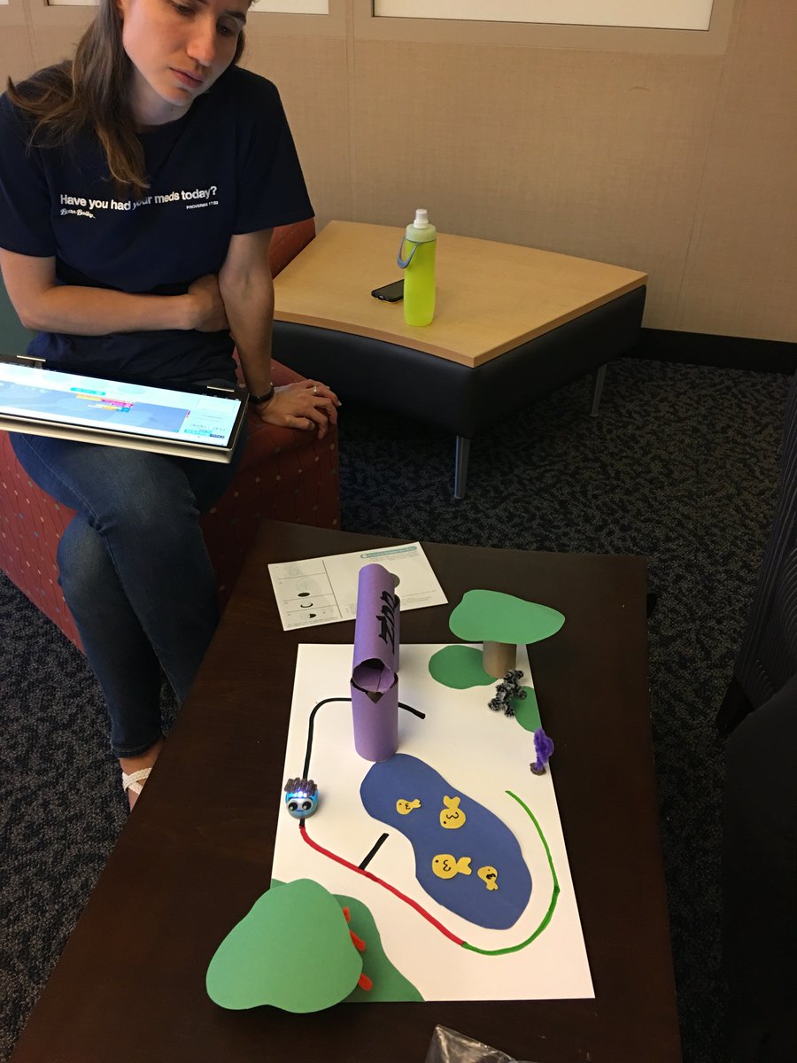 WeTeachCSR8's tweet photo. Lots of programming going on @ESCReg8 All types of robotics!  Sphero SPRK+, Ozobots, Wonder Dash, and Friday we will code with EV3s!! https://t.co/AzG7yVMx1q