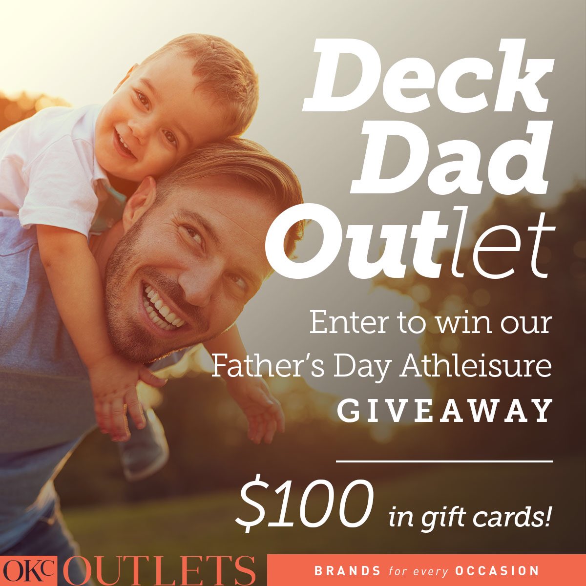 OKCOutlets's tweet photo. Want to win something for dad this year? Check out our Facebook to win $100 in gift cards to deck him out. https://t.co/eiUOpvRIBI