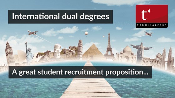 Why dual degrees could increase your international student recruitment numbers! - TERMINALFOUR Blog buff.ly/2LZdrxm #spendbridge