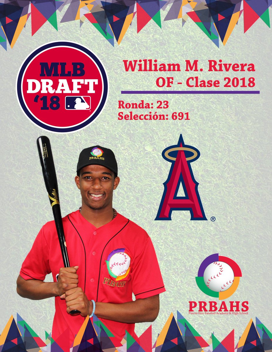PRBAHS_'s tweet photo. Celebramos la selección de nuestro estudiante de la Clase 2018, William M. Rivera en el MLB Draft. ¡Felicidades! #ORGULLOPRBAHS #MLBDraft #PRBAHS https://t.co/XKHmblCad4