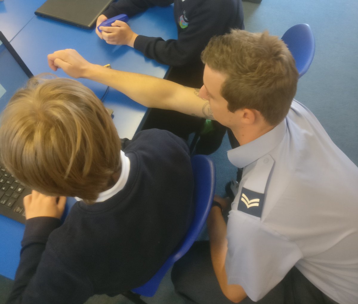 KinetonSTEM's tweet photo. Still buzzing from yesterday's #FTTLUK regional final, we headed to Churchfield C of E (VA) Primary School in Cheshunt. We delivered #microbitcoding sessions to 139 students from years 3-6. Activities included coding a coin toss simulator. #STEM @microbit_edu @rafyouthengage https://t.co/vIKyrQHRmB