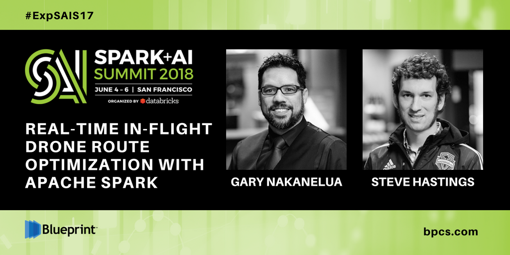 bpcs_tech's tweet photo. What are you doing tonight? Be sure to attend Gary and Steve's talk on Autonomous Drone Flights at 5 PM #ExpSAIS17 #SparkAISummit https://t.co/WXbr3o4Q2x