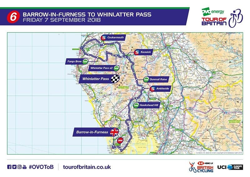 How lucky are we to have 2 stages of the #tourofbritain 🚴‍♂️ in #cumbria?
If you are looking for #bedandbreakfast accommodation we are 27 miles from #Barrowinfurness &amp; 44 miles from #Whinlatter