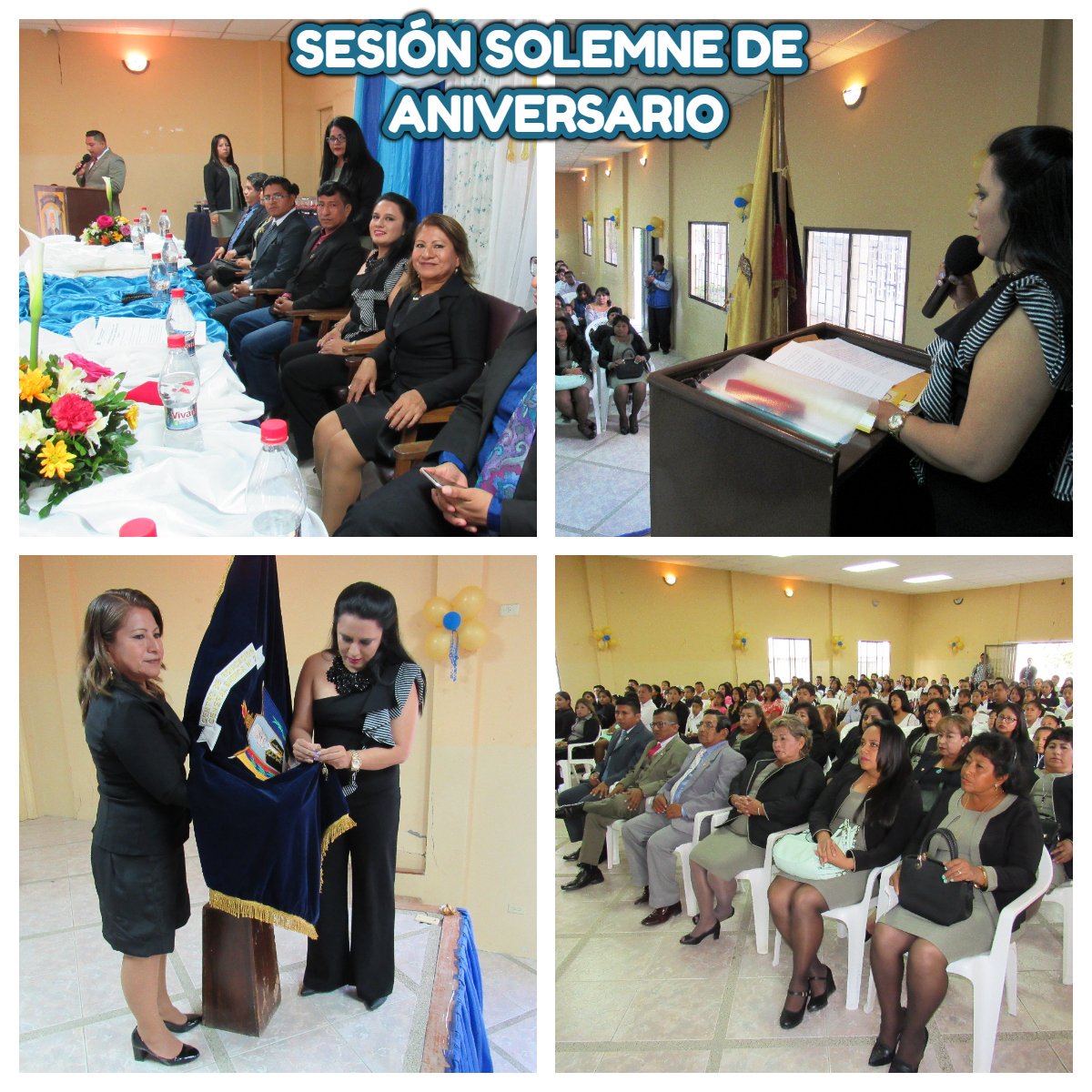 DahianaBarzola's tweet photo. Felicitamos a quienes conforman la EEB Presidente Alfaro #Distrito24D02 al arribar a su CXX aniversario de vida institucional, rendimos un justo homenaje y se condecoró al estandarte en sesión solemne. @fanderfalconi @Educacion_Ec @EducacionZ5_Ec https://t.co/LfZyqt460O