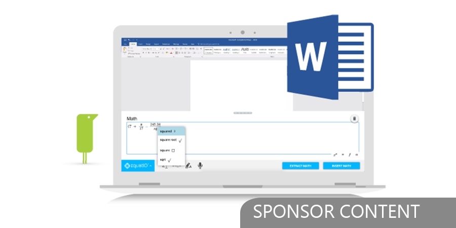 educationweek's tweet image. Calling all @MicrosoftEDU schools: @Texthelp’s #EquatIO for #Windows lets you and your students #makemathdigital in #MicrosoftWord! Learn more about this game changing tool for #math and #STEM: text.help/aeRAcr #sponsorcontent #ad