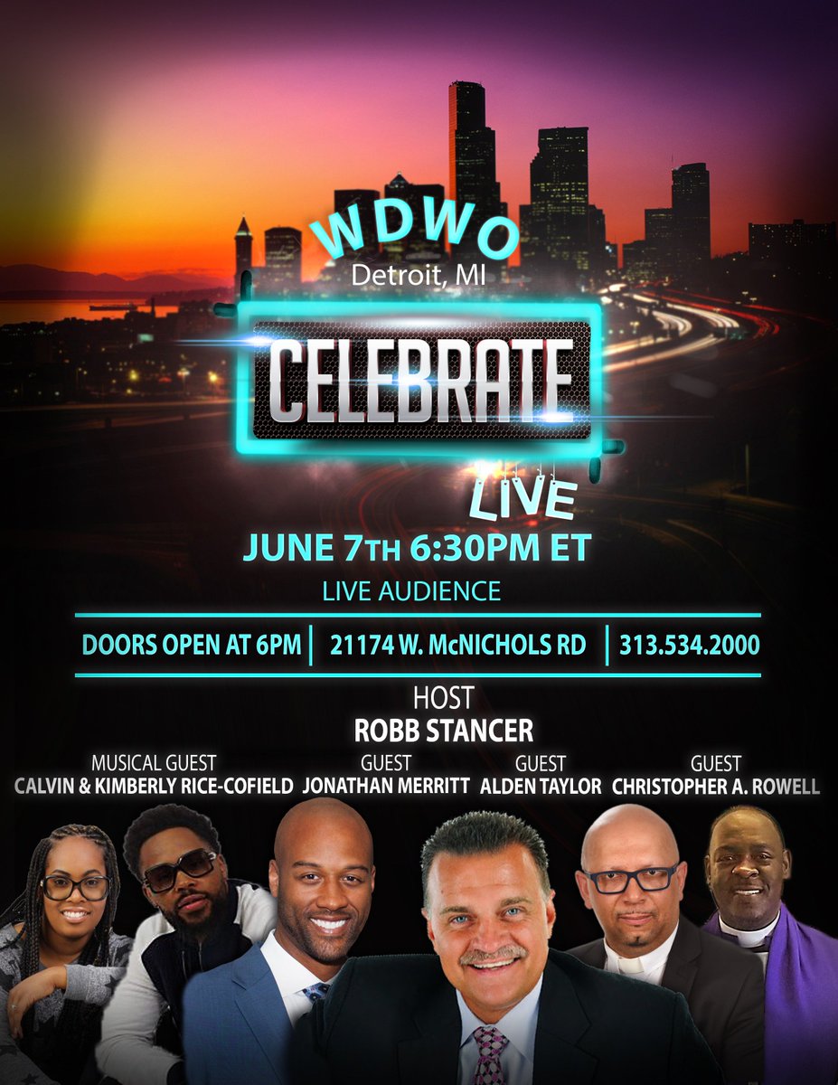 iamjmerritt's tweet photo. I feel tremendously honored to be on #CelebrateLIVE @TCTTV tomorrow!
Hope you can join me #Detroit from #WDWO https://t.co/4Wpx7bPebW