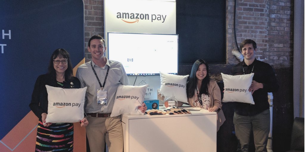 amazonpay's tweet photo. We were proud to be a Platinum Sponsor of the #BCGrowthSummit yesterday. Loved meeting so many inspiring entrepreneurs and business owners! Thanks @BigCommerce for inviting us. https://t.co/gbU3Iv0rD7