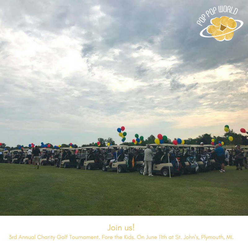 Pop_Pop_World's tweet photo. Play "fore the kids" at our outing at The Inn at St. John's on Monday, June 11! For more information, visit our website. We are pleased to announce a charity event with the Methodist Children’s Home Society in Michigan. We are supplying 120 popcorn bags for the golf classic! https://t.co/LV734R3exr