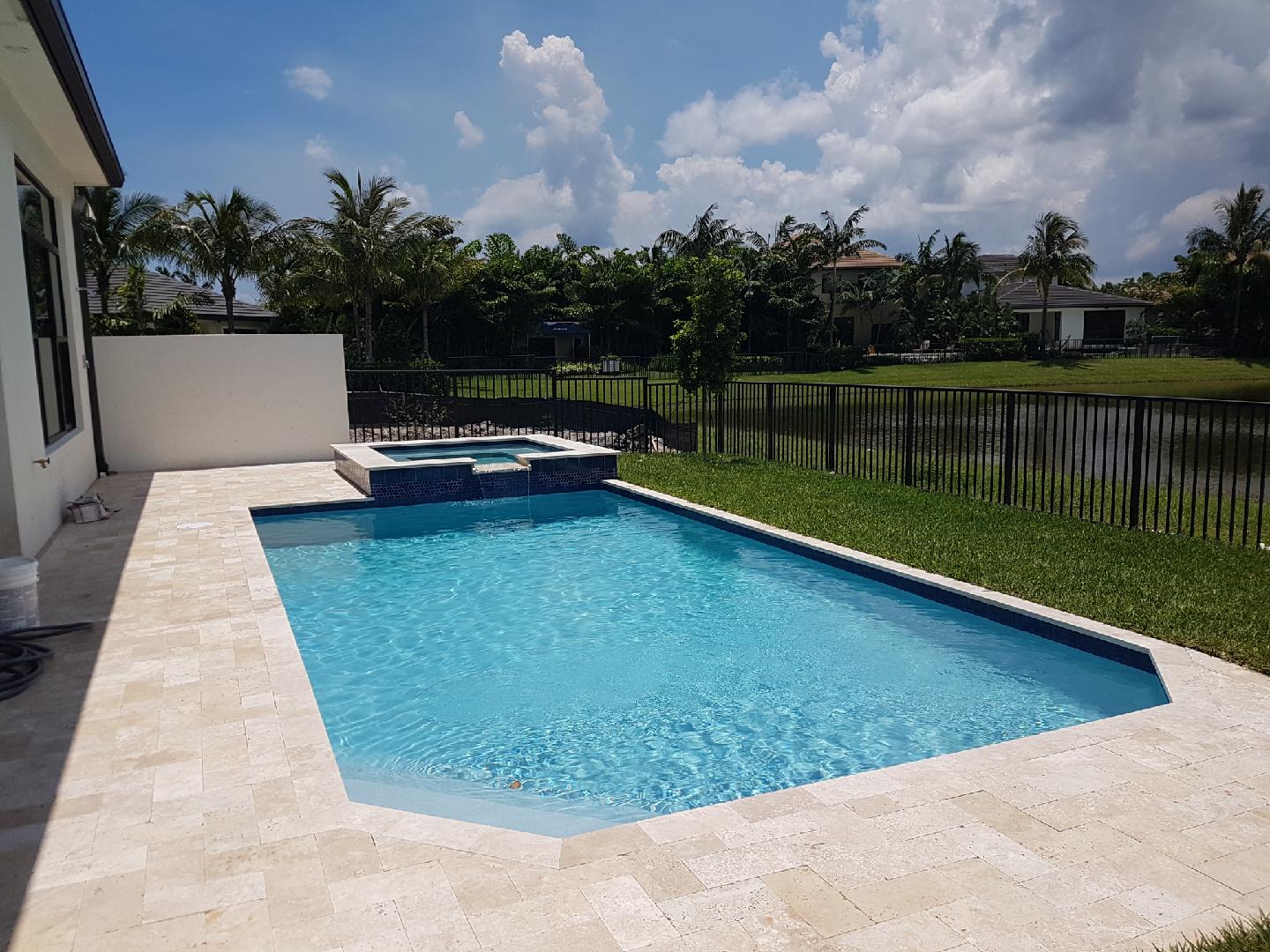 joe galan on Twitter "Just finished up this pool for Lennar homes in Boynton Beach Florida