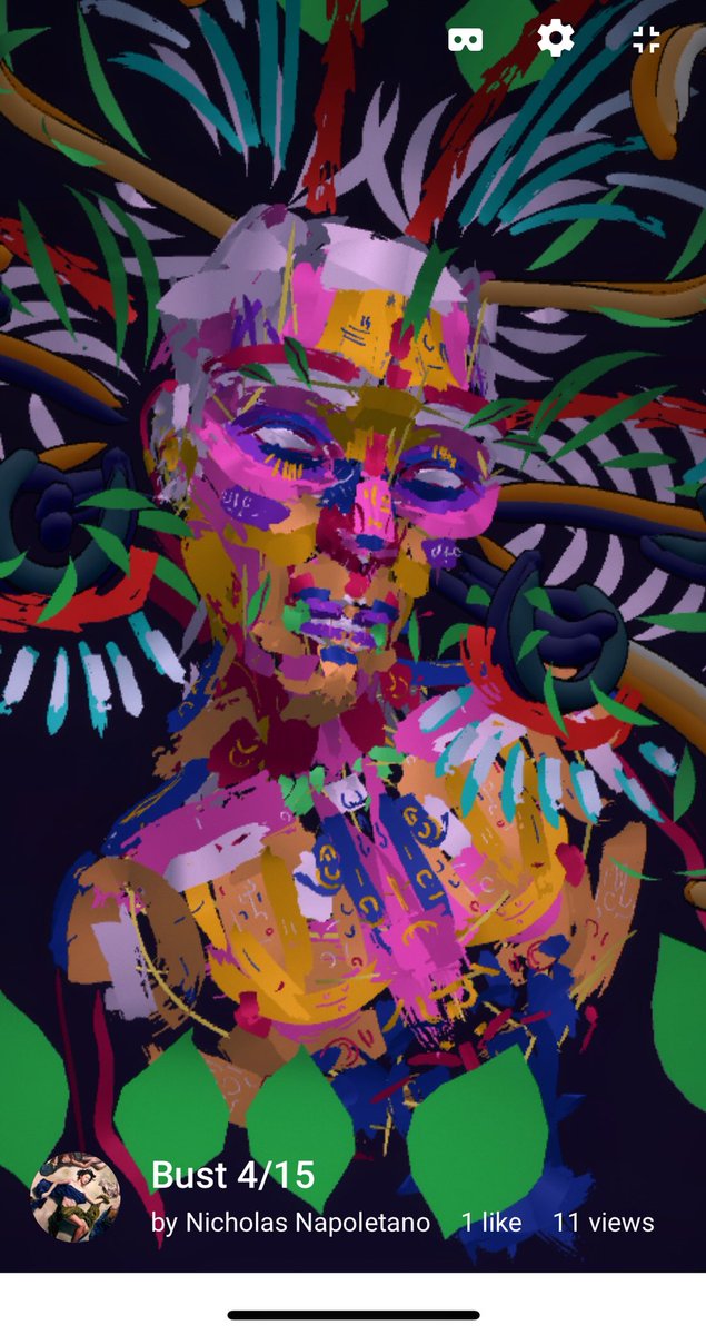 Older model of a mask. <a href="/tiltbrush/">Tilt Brush</a> @TheWaveVR <a href="/phacktweets/">phack</a> poly.google.com/view/dZcdmjLsA…