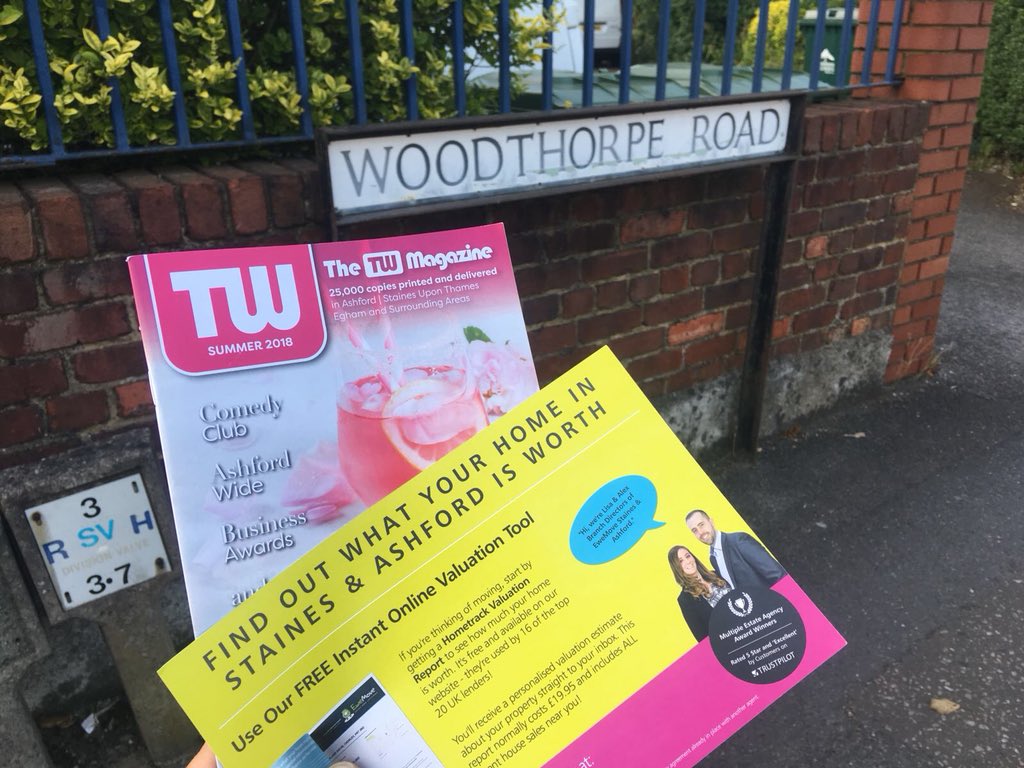 leaflets2go's tweet image. We currently have two teams out in Staines  and Ashford #Leaflets2Go #Ashford #Staines