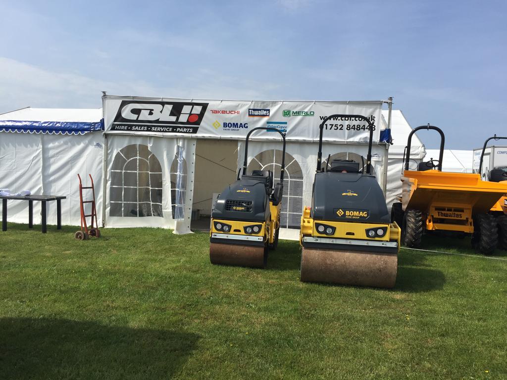 A few pictures of what you can expect to see our stand! #RoyalCornwallShow <a href="/BOMAGBuzz/">BOMAG GB</a>  <a href="/Takeuchiuk/">TakeuchiUK</a>  <a href="/ThwaitesDumpers/">Site Dumpers</a>  #CBLStand562 #RCS18