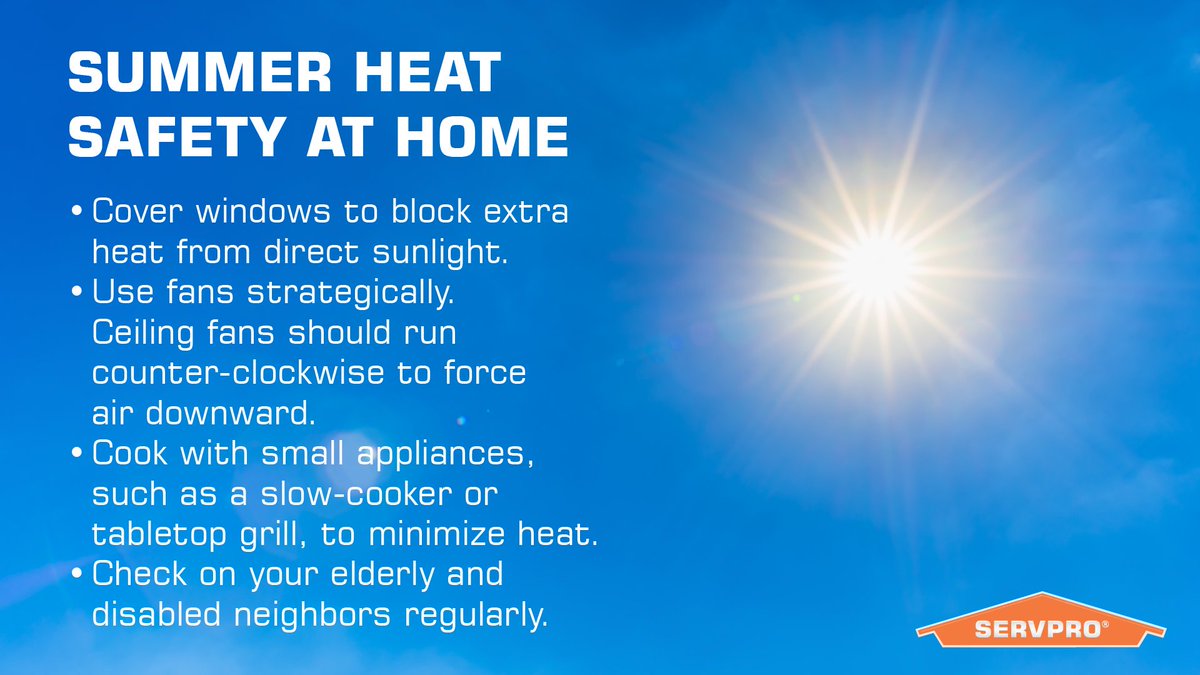 Follow these safety tips during summer heat waves to keep your home and your loved ones safe.