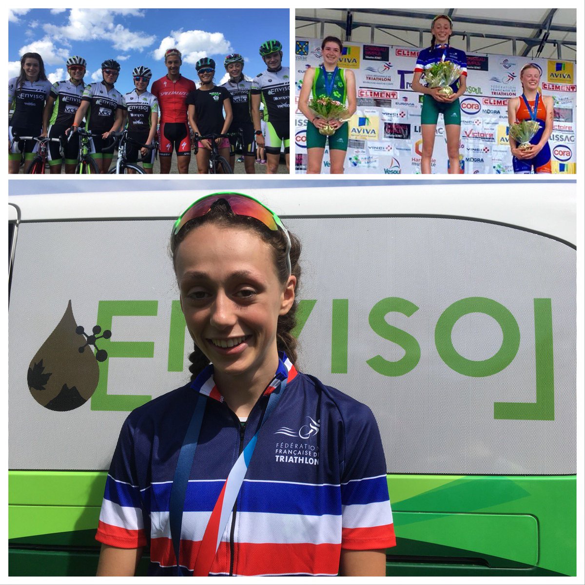Envisol_SSP's tweet photo. Depuis plusieurs années Envisol soutient le club des @TRIVallons et l'accompagne dans son projet sportif. Confirmation de la montée en puissance avec Emilie Noyer #Championne de #France cadette de #Triathlon @FFTRI 
Félicitations aux autres athlètes qui ont eux aussi brillés. https://t.co/F8yQRZCe3e