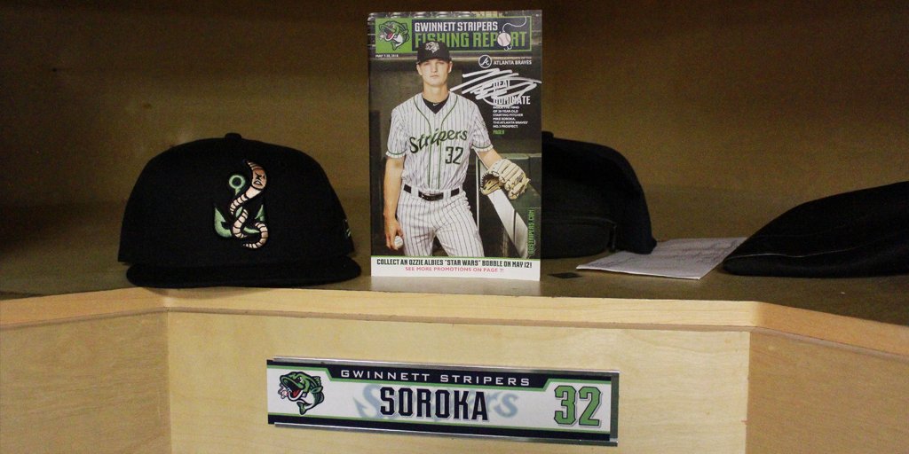 GoStripers's tweet photo. RHP @Mike_Soroka28 is set to make a rehab start for the Stripers tonight!
So, we are giving a Soroka-signed Fishing Report!

Winner will be selected at first pitch, RT to enter 🔁
Must be following to win. https://t.co/qdjxTraMtW