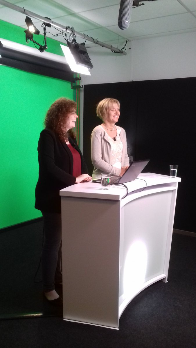 hildedeman's tweet photo. Samen met collega Dr. Whitney Van den Brande klaar voor het webinar over onze kersverse e-learningtool de stressbalancer ! https://t.co/55HiXr1x8e