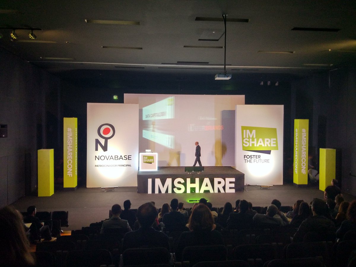 AndreiaBN11's tweet photo. @Luis_Madureira fala-nos sobre Data Capitalism para encerrar mais uma edição da IMSHARE Conference #IMSHAREConf https://t.co/cIy7pzC9WR