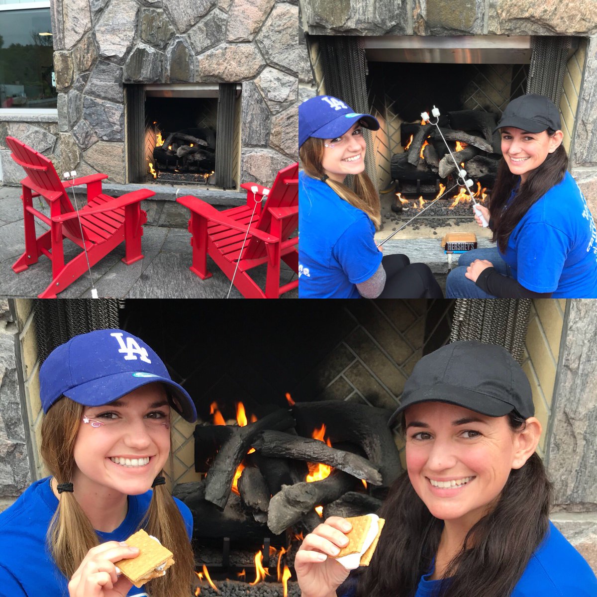 Camp Day s’mores at <a href="/TimHortons/">Tim Hortons</a> Port Carling! #CampDayMuskokaStyle