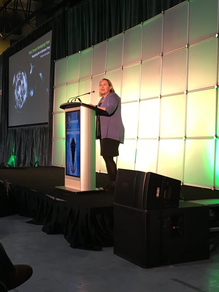 ElementFleet's tweet photo. "Creating information that allows us to continuously optimize the way we interact with our world...it starts with connected data." - @michelecunning #ElementRideAndDrive #FleetReinvented https://t.co/nJgHzz0GKz
