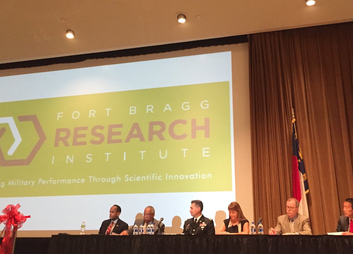 CUCLNR's tweet photo. Launching of the Fort Bragg research institute to optimize soldier performance in collaboration with local universities such as ⁦@campbelledu⁩ ⁦@CampbellCPHS https://t.co/IKLHHdnbfK