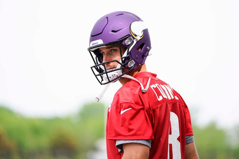 KirkCousins8's tweet photo. Putting in the work! #Skol https://t.co/BFJ89ebDUS