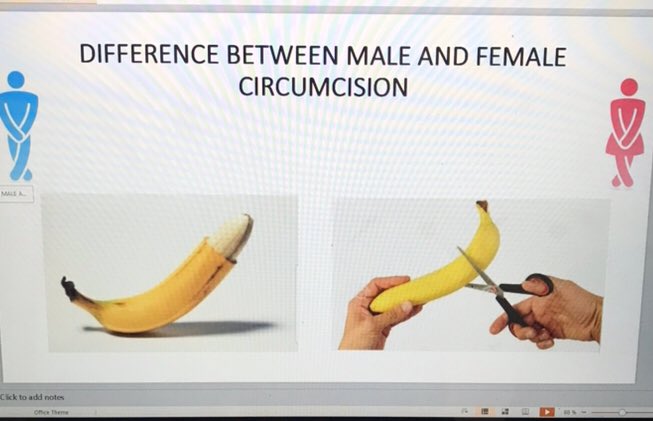 For those who compare male circumcision to FGM; here is a powerful illustration showing the difference