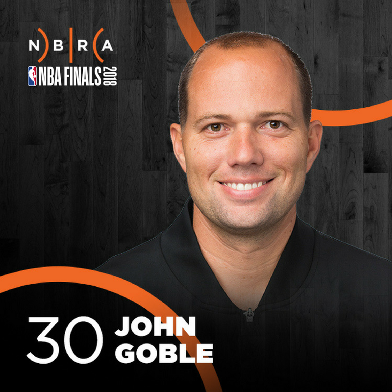 OfficialNBARefs's tweet photo. NBA FINALS - GAME 3
⏰ 9 PM ET
🏀 @warriors at @cavs 
🏀 #8 Davis, #30 Jo. Goble, #15 Zarba
Alternate official: #42 Lewis

📺 @ESPNNBA 

#PlayoffReady #NBAFinals #GSWatCLE https://t.co/PMVR19Sgu8