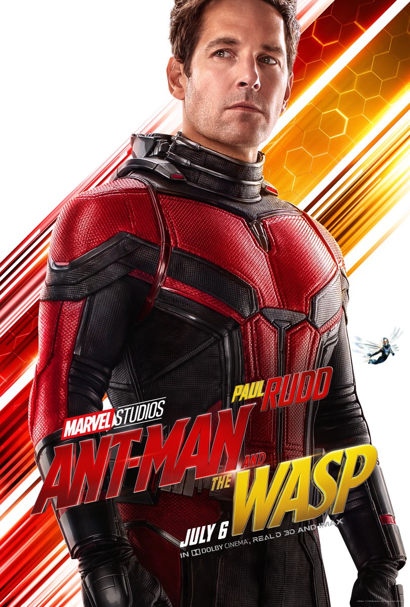 OnlyFilmMedia's tweet photo. New #AntManAndTheWasp posters!
#PaulRudd, #MichaelDouglas, #MichellePfeiffer, #LaurenceFishburne. https://t.co/7tND3zuJEl
