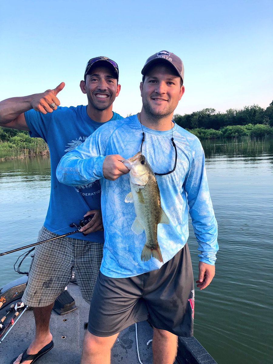 CoachJohnston74's tweet image. Thanks to the @ReedyWrestling crew, Coach Reyes and Coach Snyder, for making my last days in TX memorable with camping and putting me on some fish at the Point! #RayRoberts