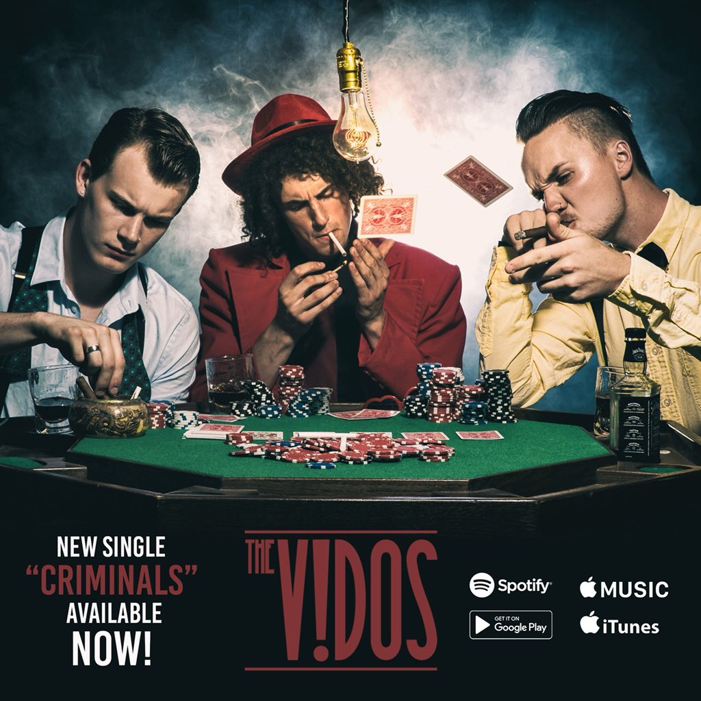 Take a spin with♦️CRIMINALS♠️! 👇
.
.
.
#criminals #thevidos #newmusicalert #ears #rock #rockmusic #musicalert #newmusic #musicnews #creative #humpday #spotify #applemusic #youtube #googleplay #indiemusicblast #indie #songoftheday

thevidos.hearnow.com
